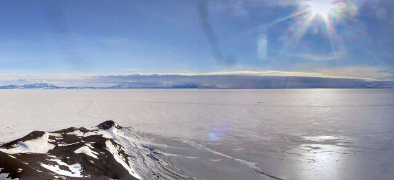 McMurdo Station and Ross Ice Shelf