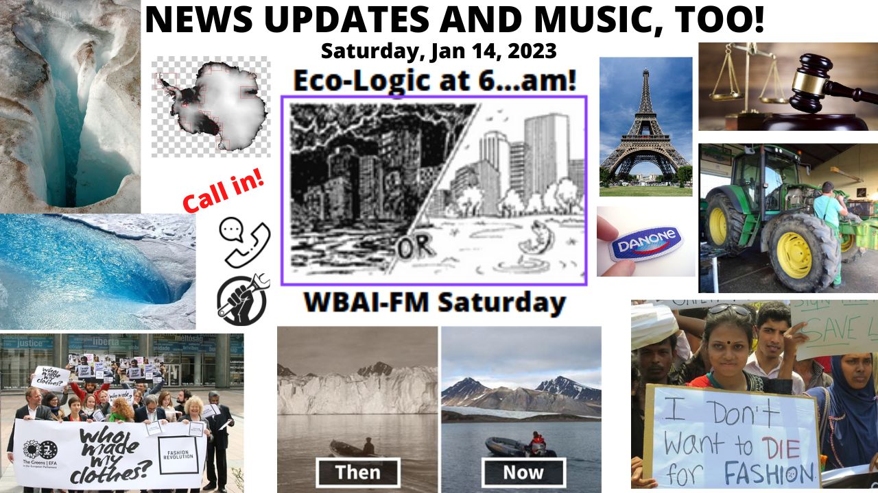 meme Eco-Logic 1-14-23 News Updates and Music