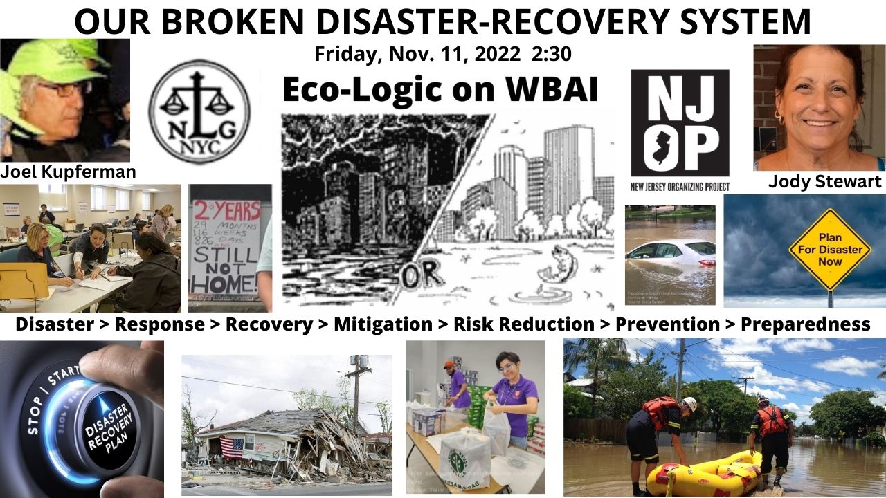 Eco-Logic, WBAI-FM, Fridays 2:30PM