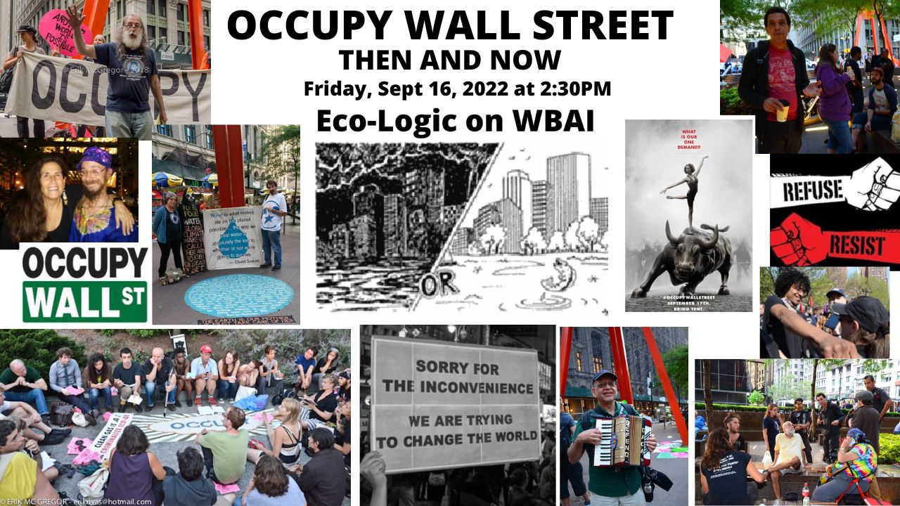 Eco-Logic meme 9-16-22 Occupy Wall St. Then and Now