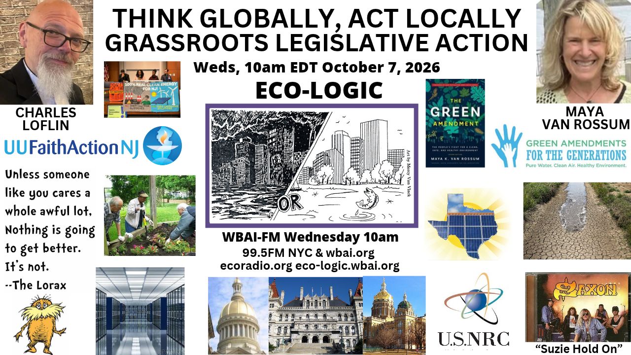 meme Eco-Logic 10-7-26 THINK Globally, Act Locally - Grassroots Legislative Action